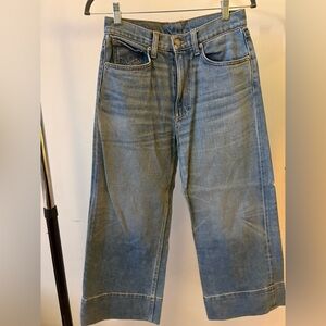 Brooks Relaxed Fit cropped Light Blue Jeans